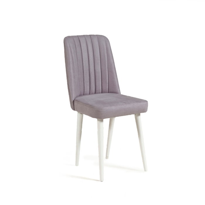 Hanah Home Soho Sillón de Terciopelo Blanco - Moderno y Elegante para Salón con Patas de Carpe